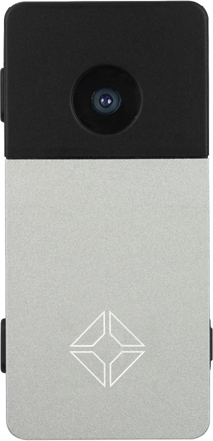 Jade Plus, front view in Lunar Silver